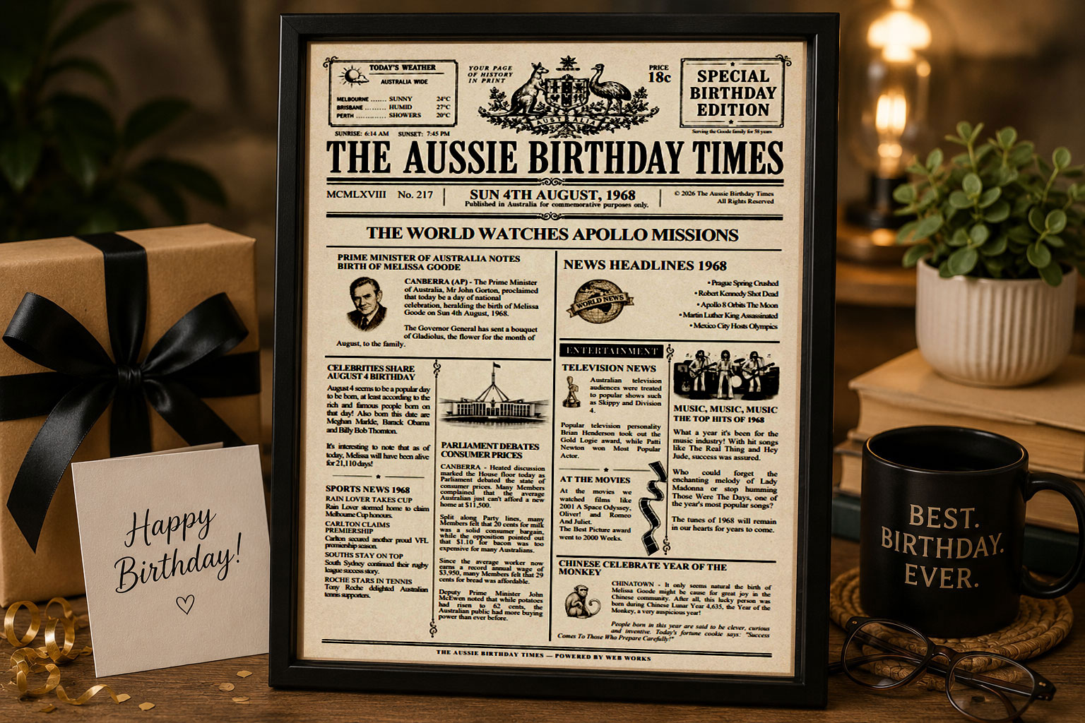 Birthday Gift Scene